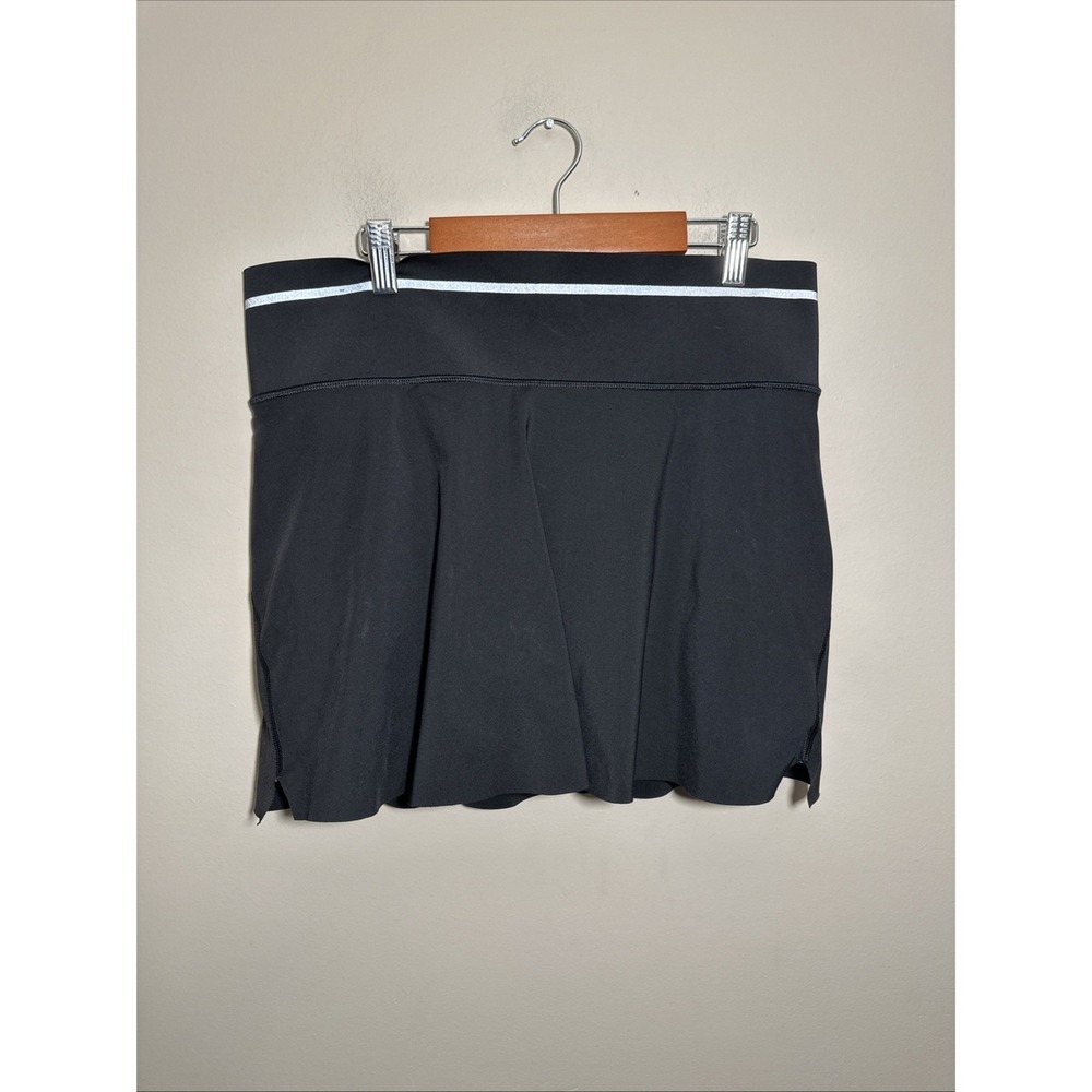 ATHLETA Sonic Skort Size Medium Black Tennis Skirt Active Performance - Picture 4 of 9
